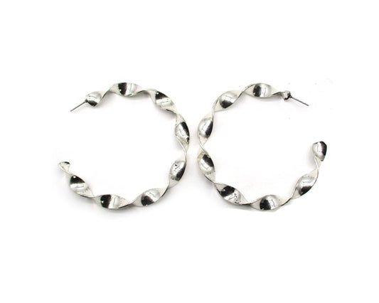 Western Twisted Hoop Earring