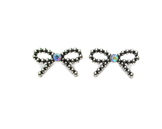 Western Bubble Ribbon Stud Earring