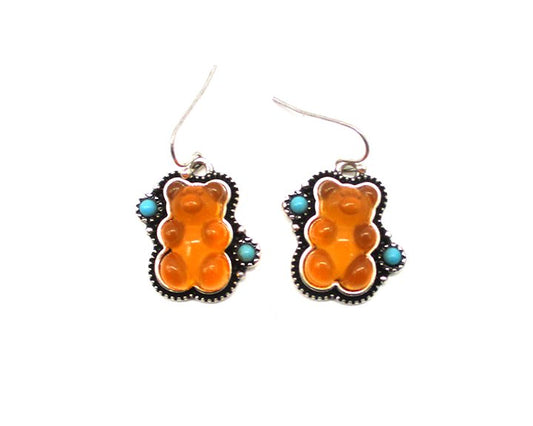 Gummy Bear Turquoise Earring