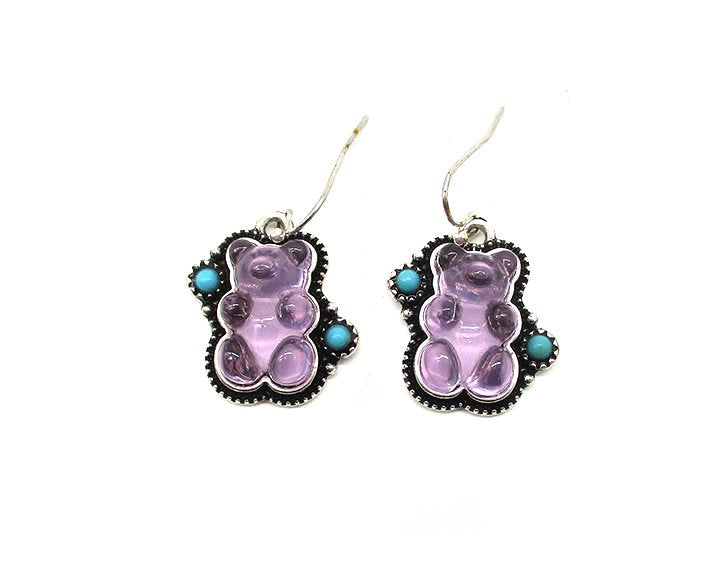 Gummy Bear Turquoise Earring