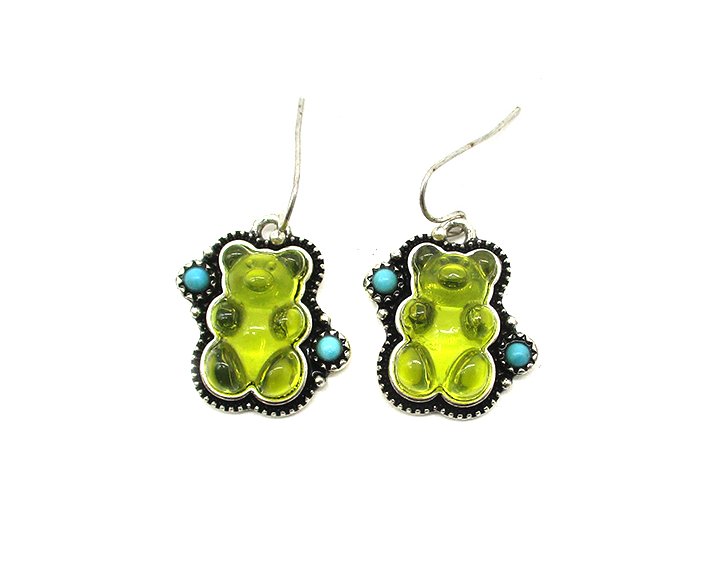 Gummy Bear Turquoise Earring