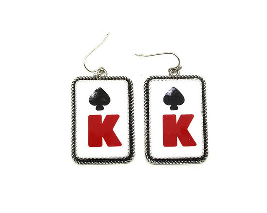 Spade K Dangle Earring