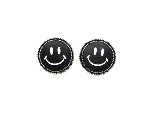 Smile Face Post Earring