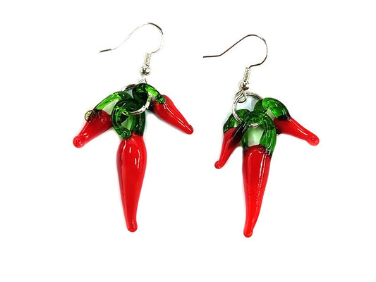 Hot Pepper Dangle Earring