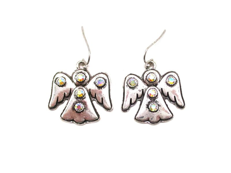 Western Angel AB Stone Dangle Earring