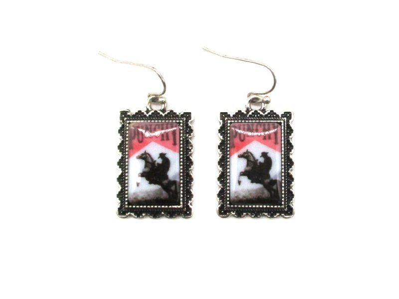 Western Portrait Dangle Earring