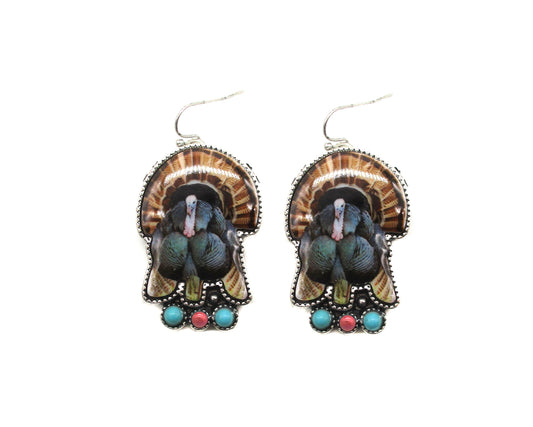 Western Turkey Dangle Earring
