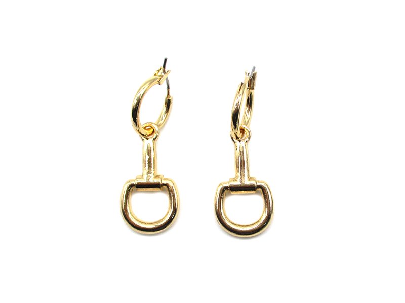 Western Snaffle Bit Dangle Earring