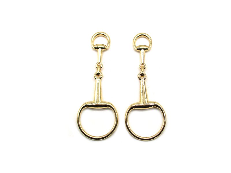 Western Snaffle Bit Dangle Earring
