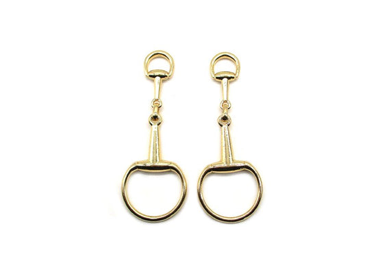 Western Snaffle Bit Dangle Earring