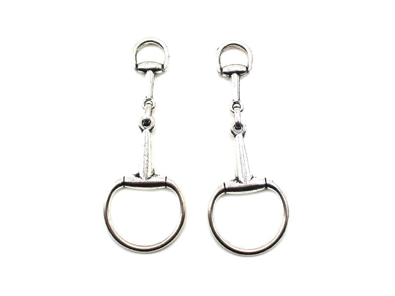 Western Snaffle Bit Dangle Earring
