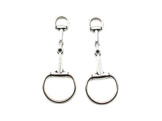 Western Snaffle Bit Dangle Earring