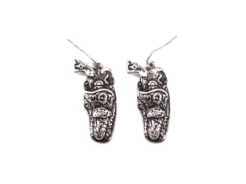 Western Revolver Earrings