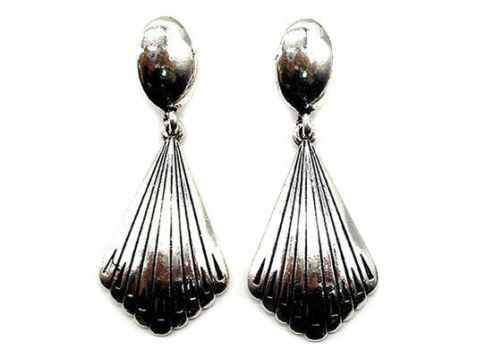Western Sunburst Concho Earrings