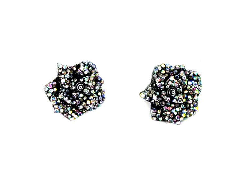 Western AB Rose Earrings