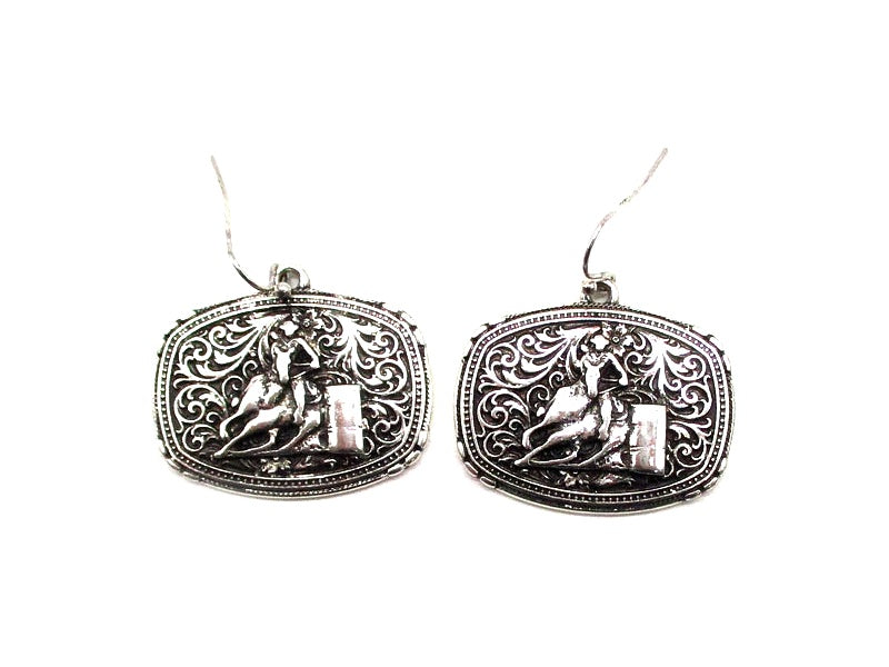 Western Barrel Racer Earrings