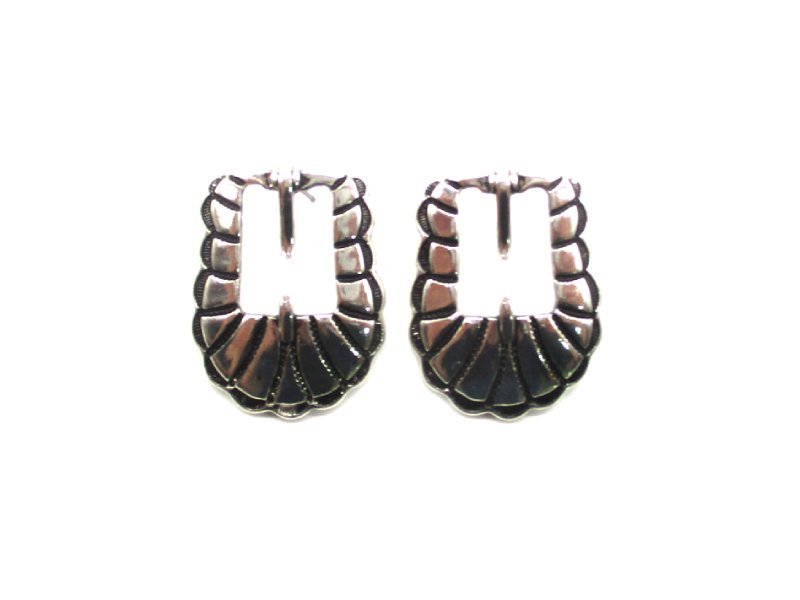 Western Belt Buckle Post Earring