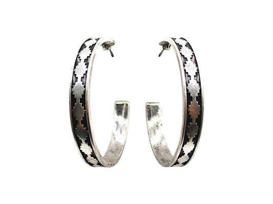 Western Large Hoop Earrings