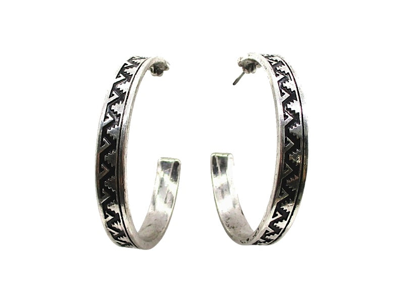 Western Large Hoop Earrings