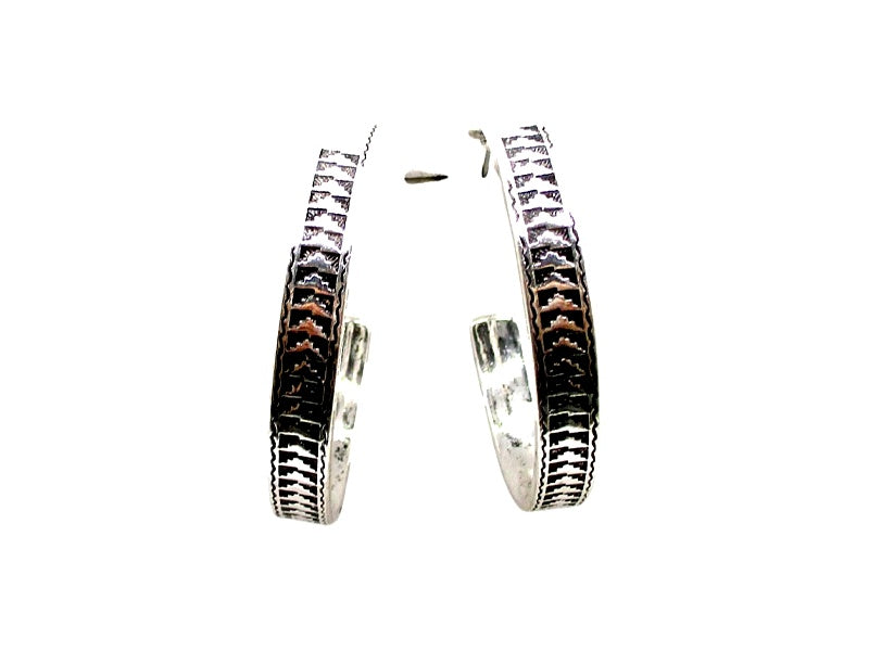 Western Large Hoop Earrings