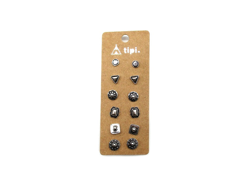 Western 6 Pair Earrings