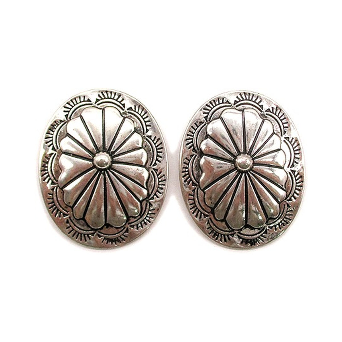 Western Concho Earrings