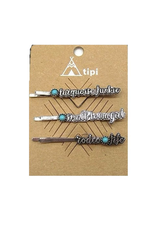 WESTERN STYLE BOBBY PIN SET