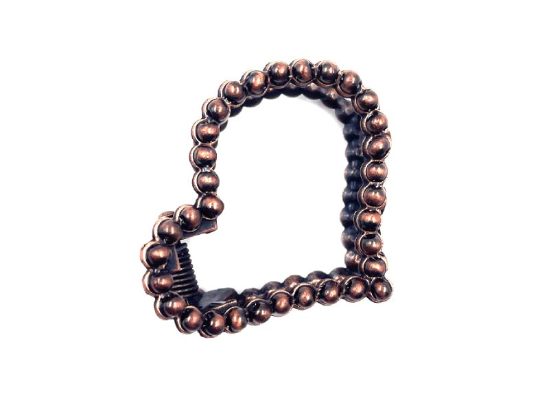 Western Heart Navajo Pearl Hair Claw