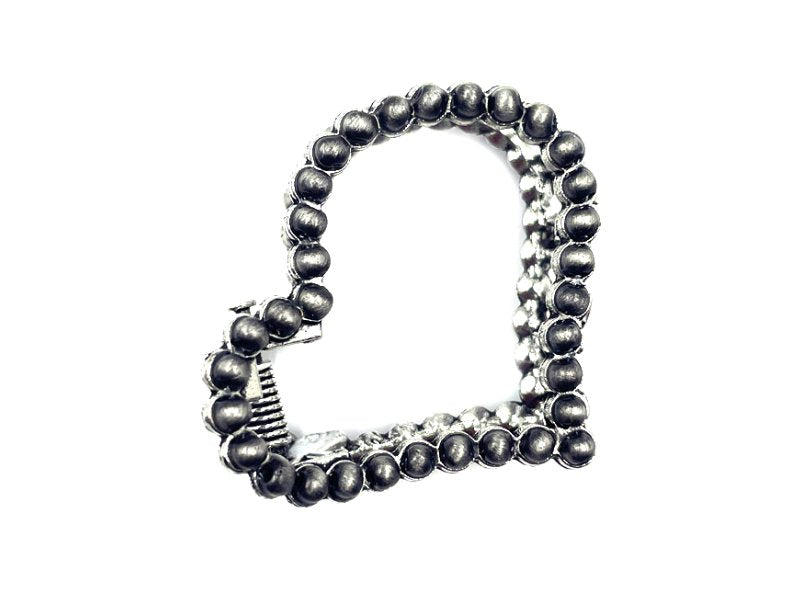 Western Heart Navajo Pearl Hair Claw