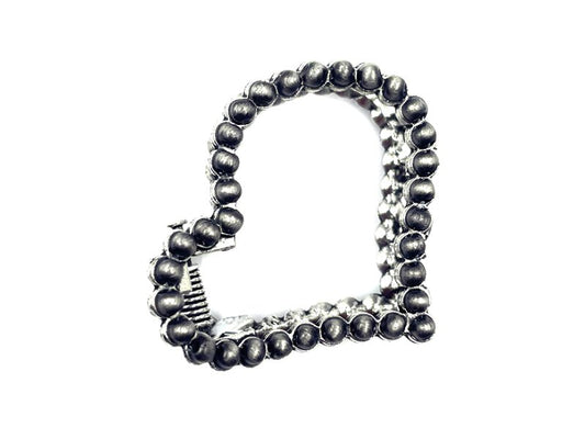 Western Heart Navajo Pearl Hair Claw