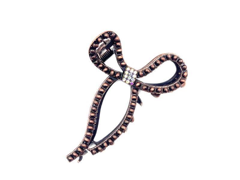 Western Navajo Pearl Ribbon Hair Claw