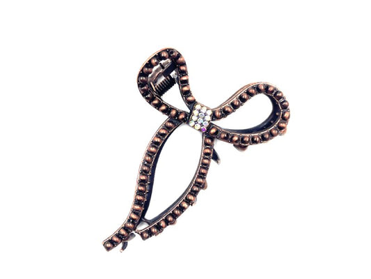 Western Navajo Pearl Ribbon Hair Claw