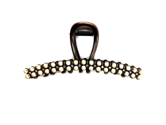Western Navajo Pearl Hair Claw