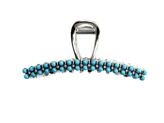 Western Navajo Pearl Hair Claw