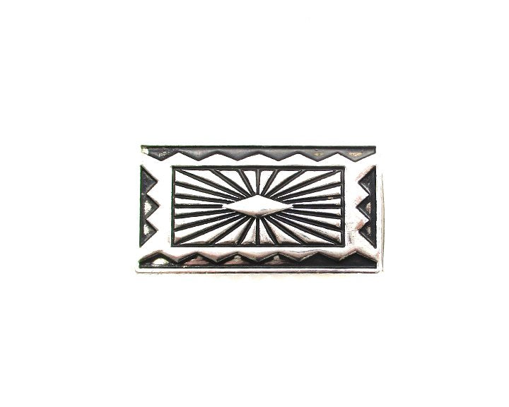 Western Rectangle Concho Money Clip
