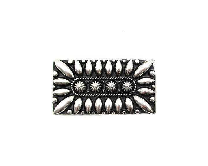 Western Rectangle Concho Money Clip