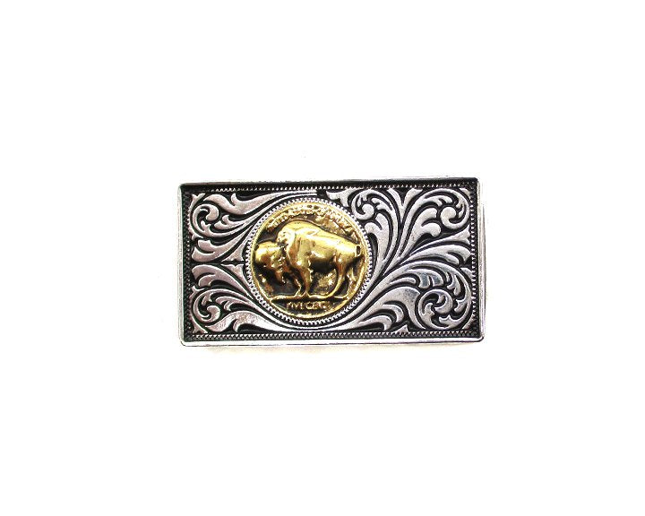 Western Buffalo Coin Money Clip
