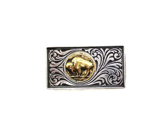 Western Buffalo Coin Money Clip