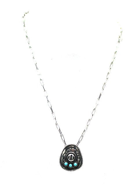 Western Cowboy Hat Necklace