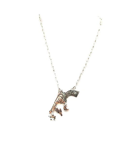 Western Pistol Necklace