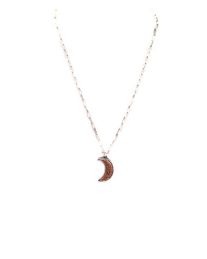 Western Dainty Moon Necklace