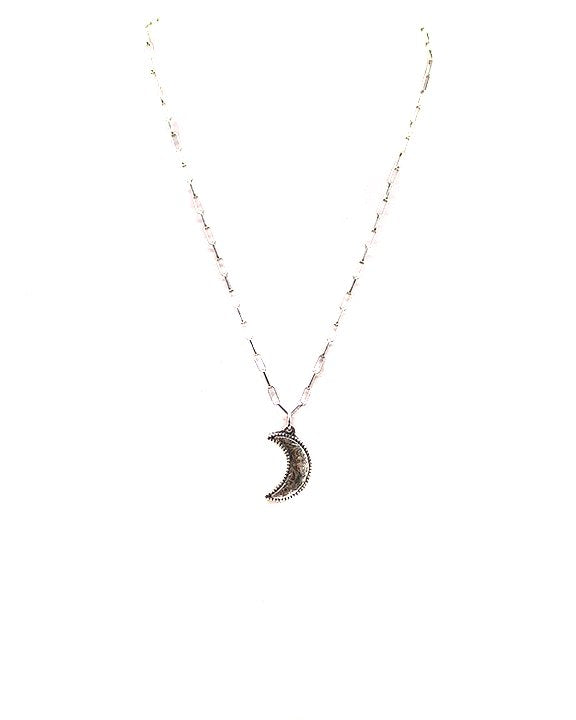 Western Dainty Moon Necklace