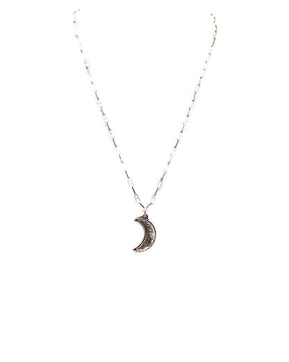 Western Dainty Moon Necklace