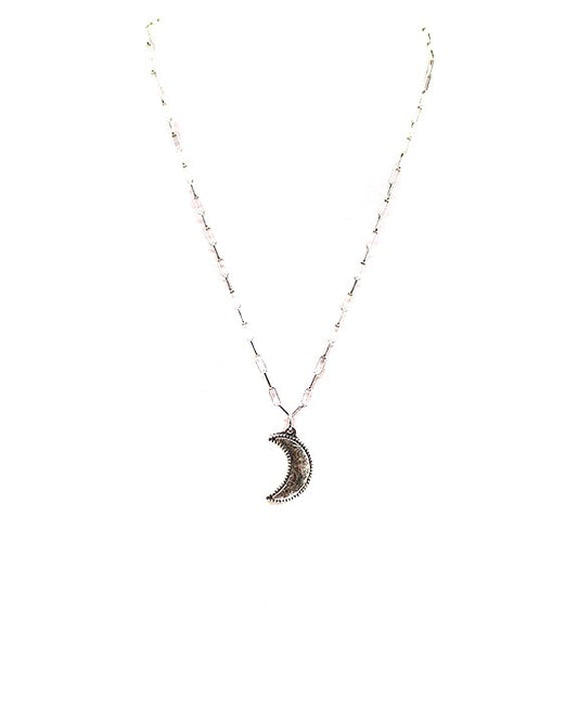 Western Dainty Moon Necklace