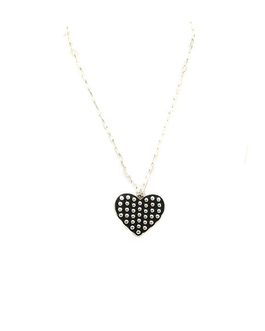 Western Bubble Heart Necklace