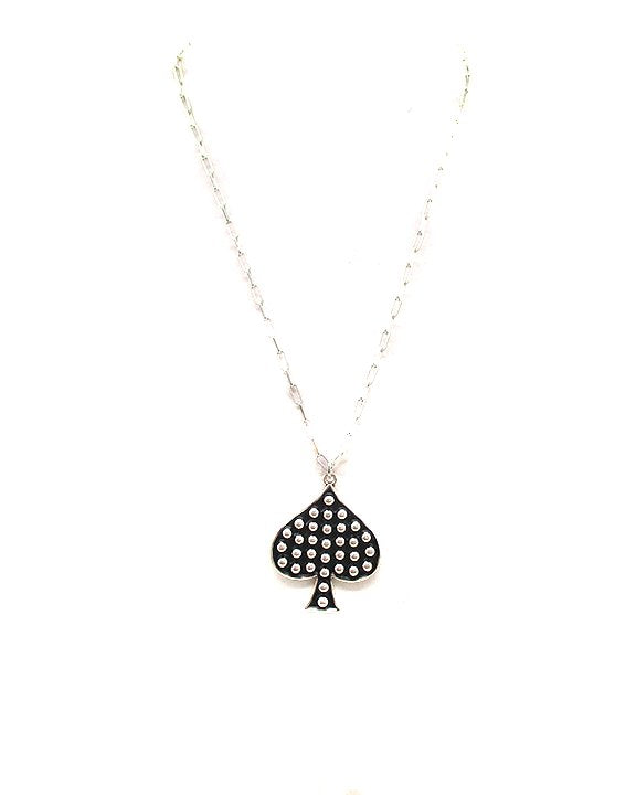 Western Bubble Spade Necklace