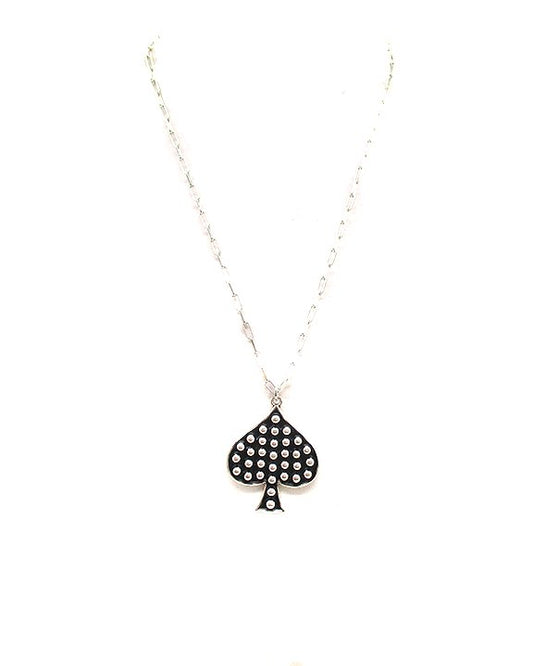 Western Bubble Spade Necklace