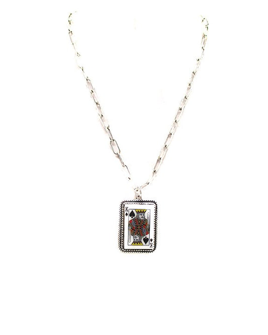 Spade King Necklace