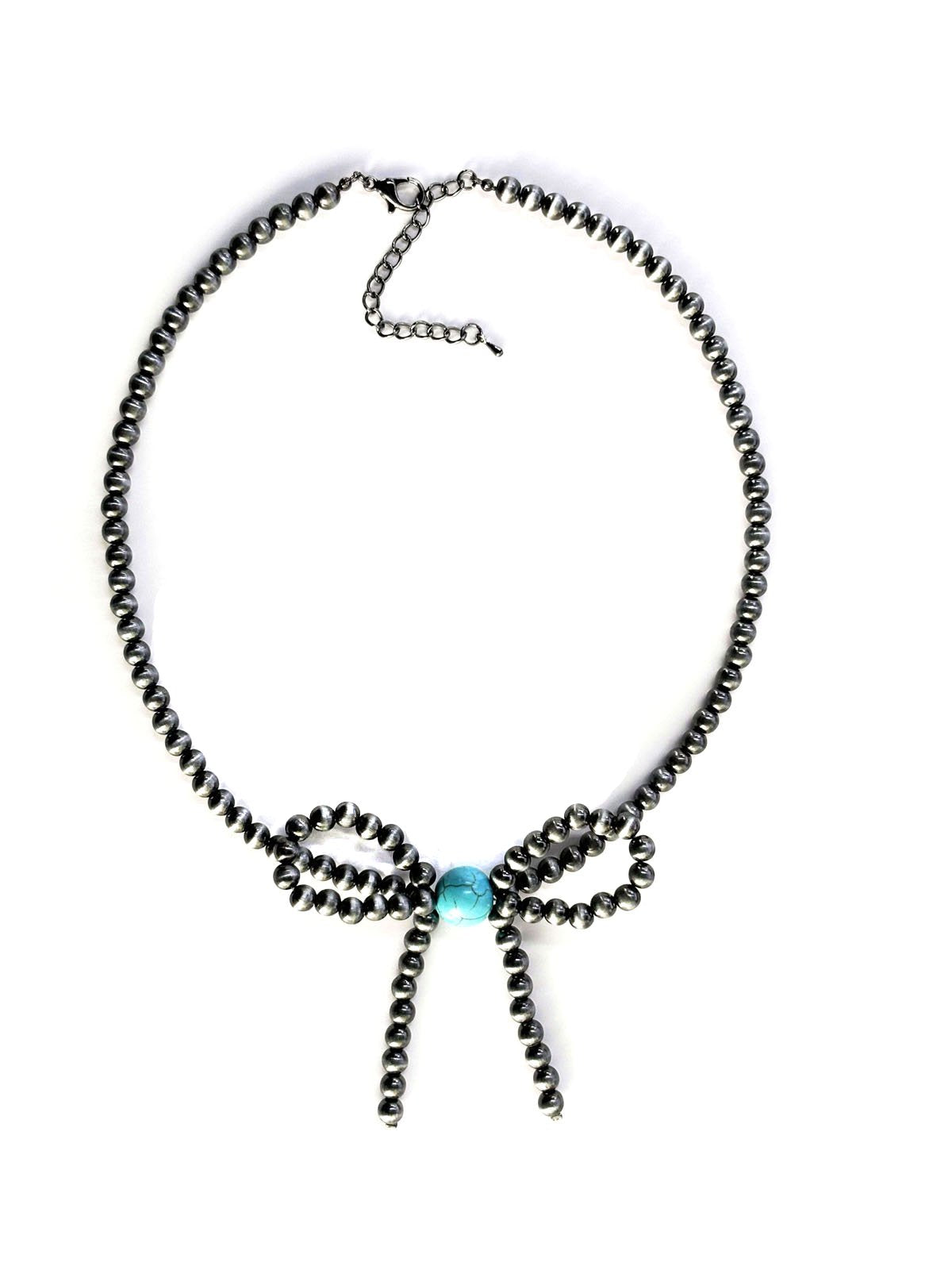 Western Navajo Bead Ribbon Necklace