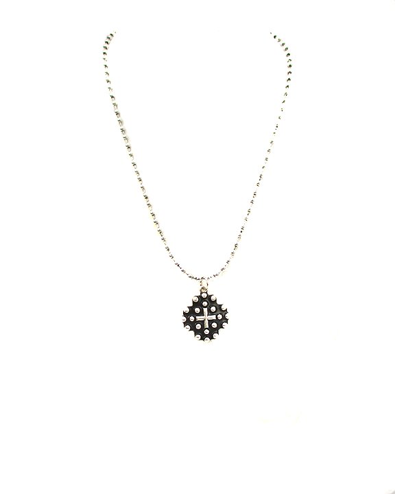 Western Cross Bubble Necklace